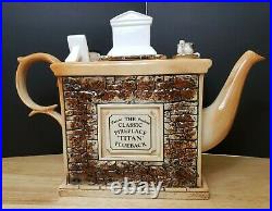 Vtg Large Cardew Teapot Classic Fireplace Royal Albert Old Country Roses