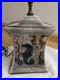 Vtg. MCM seahorse art pottery ceramic lamp