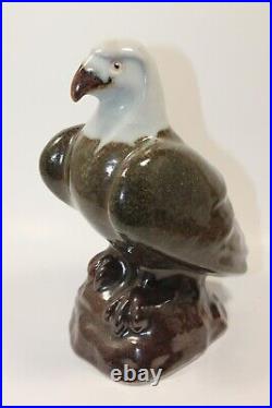 Vtg Pigeon Forge Art Pottery Ferguson Ceramic Bald Eagle 8.5 in Statuette