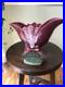 Vtg RARE Johannes Brahm Vase California Pottery 840 Dark Red and White