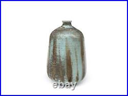 Vtg Studio Art Pottery Weed Pot Mid Century Modern 7.5 Vase Signed Eames Era