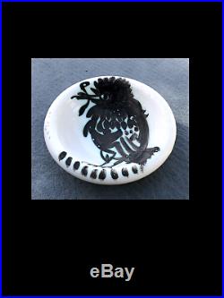 WOW Condition! RARE PICASSO Ceramic Bowl Pottery Madoura & Picasso Stamps verso