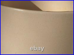 WOW! Huge OFF White GAINEY Ceramics Planter ART POTTERY ARCHITECTURAL c14