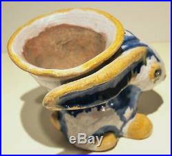Walter Bosse Ceramic Austria Rabbit Cactus Pot Ceramic Terra Cotta Art Pottery