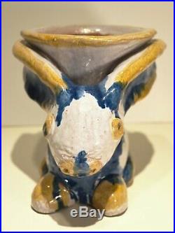 Walter Bosse Ceramic Austria Rabbit Cactus Pot Ceramic Terra Cotta Art Pottery