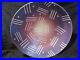 Wayne L Bates Stripe Line Ceramic Bowl signed Art Pottery 8 1/4 U60S