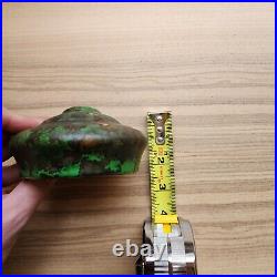 Weller Coppertone 1920s Vintage Art Pottery Green Rock Ceramic Flower Frog