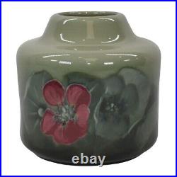Weller Eocean 1898-1918 Antique Art Pottery Nasturtium Green Ceramic Vase