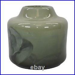 Weller Eocean 1898-1918 Antique Art Pottery Nasturtium Green Ceramic Vase