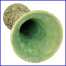 Weller Marvo 1920s Vintage Art Deco Pottery Green Tall Ceramic Floor Vase