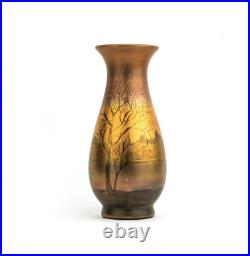 Weller Pottery Art Pottery Fall Landscape LaSa Vase