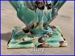 Wendy Art Ware Australian Pottery Fan Vase Handcrafted Gumnut Design Vintage