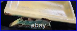 Wendy Art Ware Australian Pottery Fan Vase Handcrafted Gumnut Design Vintage