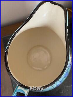 Wendy Ide Williams Post Modern Hand painted STUDIO ART POTTERY Ceramic Jug