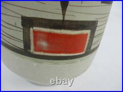 West Germany Pitcher Vase Ceramic Mid Century Modern Glazed Art Pottery