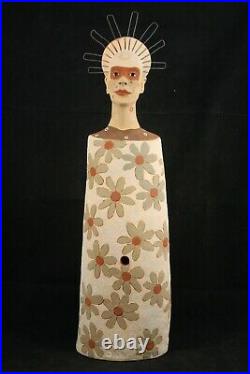 X-Lg Female Ceramic/Pottery Sculpture Mexican Fine Folk Art Collectible Décor