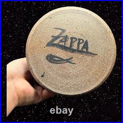 Zappa Pottery Colorado Hand Crafted Pitcher Vessel Signed Blue Purple 14T 5W